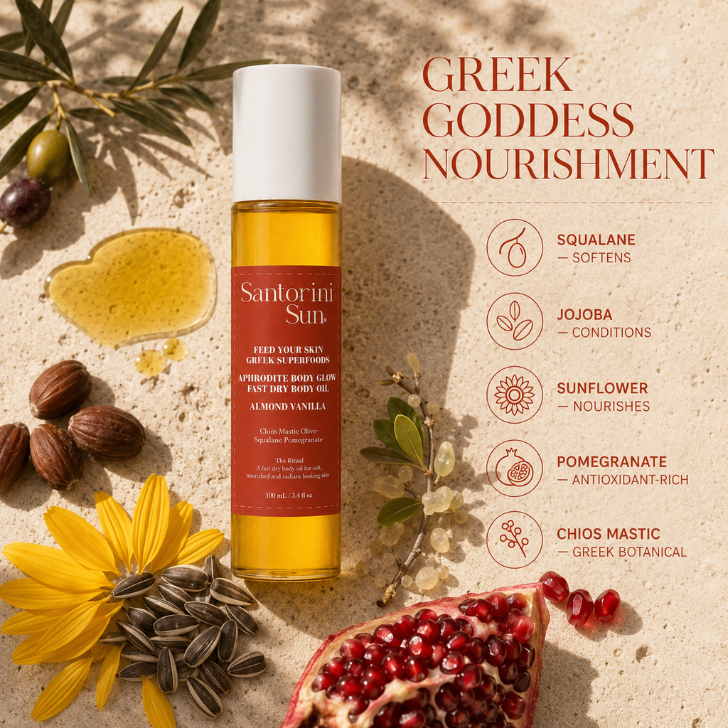 The Glow Duo — Golden Ora Face Serum + Body Glow Oil | Complete Mediterranean Glow Ritual