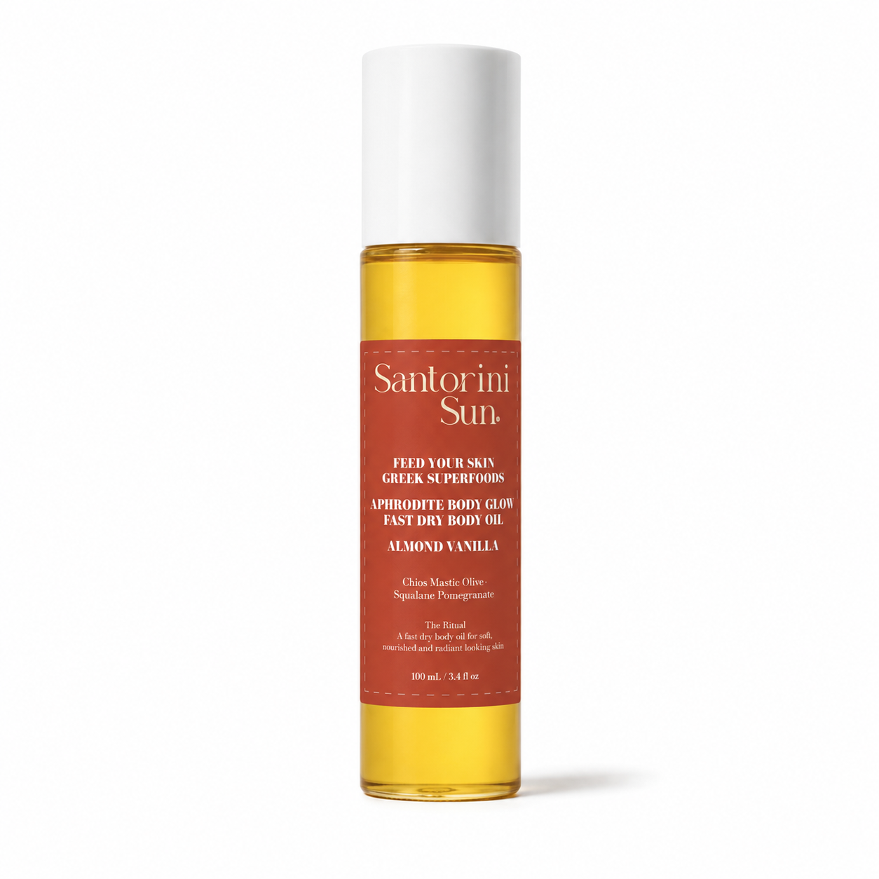Aphrodite Fast-Dry Body Oil — Fast-Dry, Non-Greasy Mediterranean Body Oil with Chios Mastic & Pomegranate