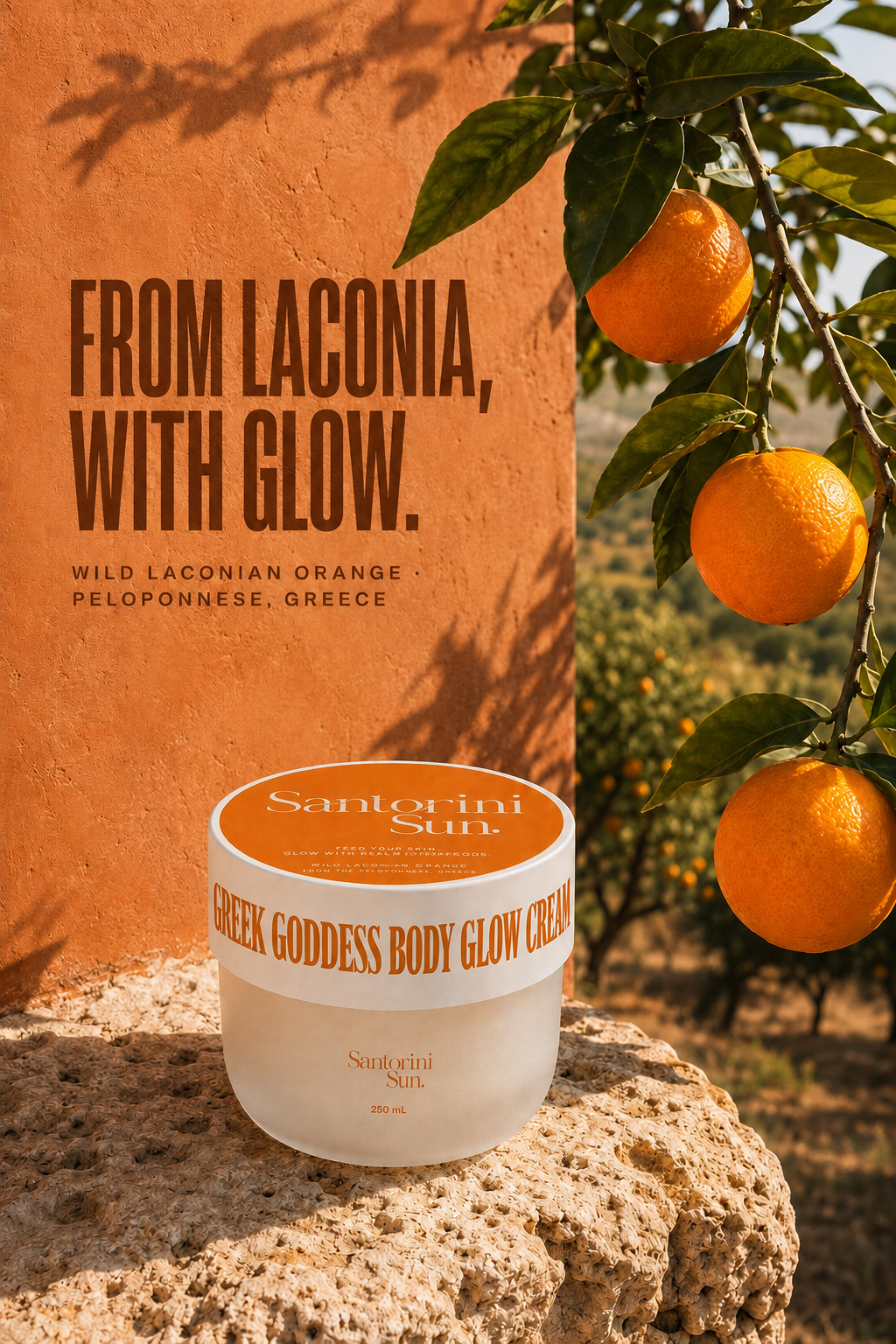 Greek Goddess Body Glow Cream — Wild Laconian Orange
