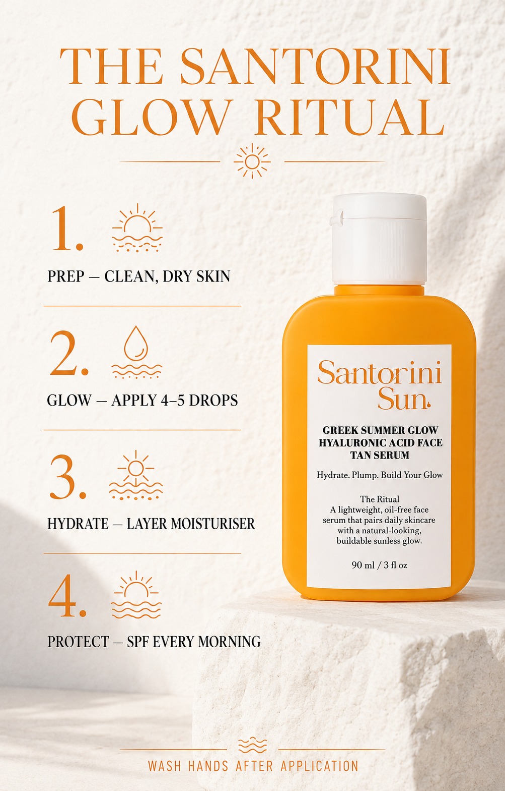 Hyaluronic Acid FACE TAN Serum — 90 mL