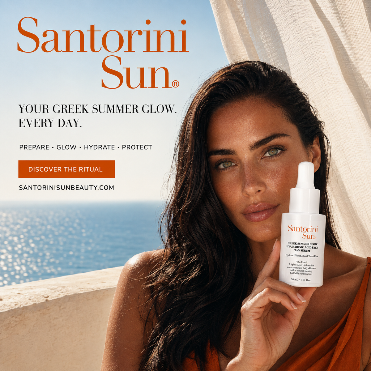 Hyaluronic Acid Face Tan Serum · 30 mL
