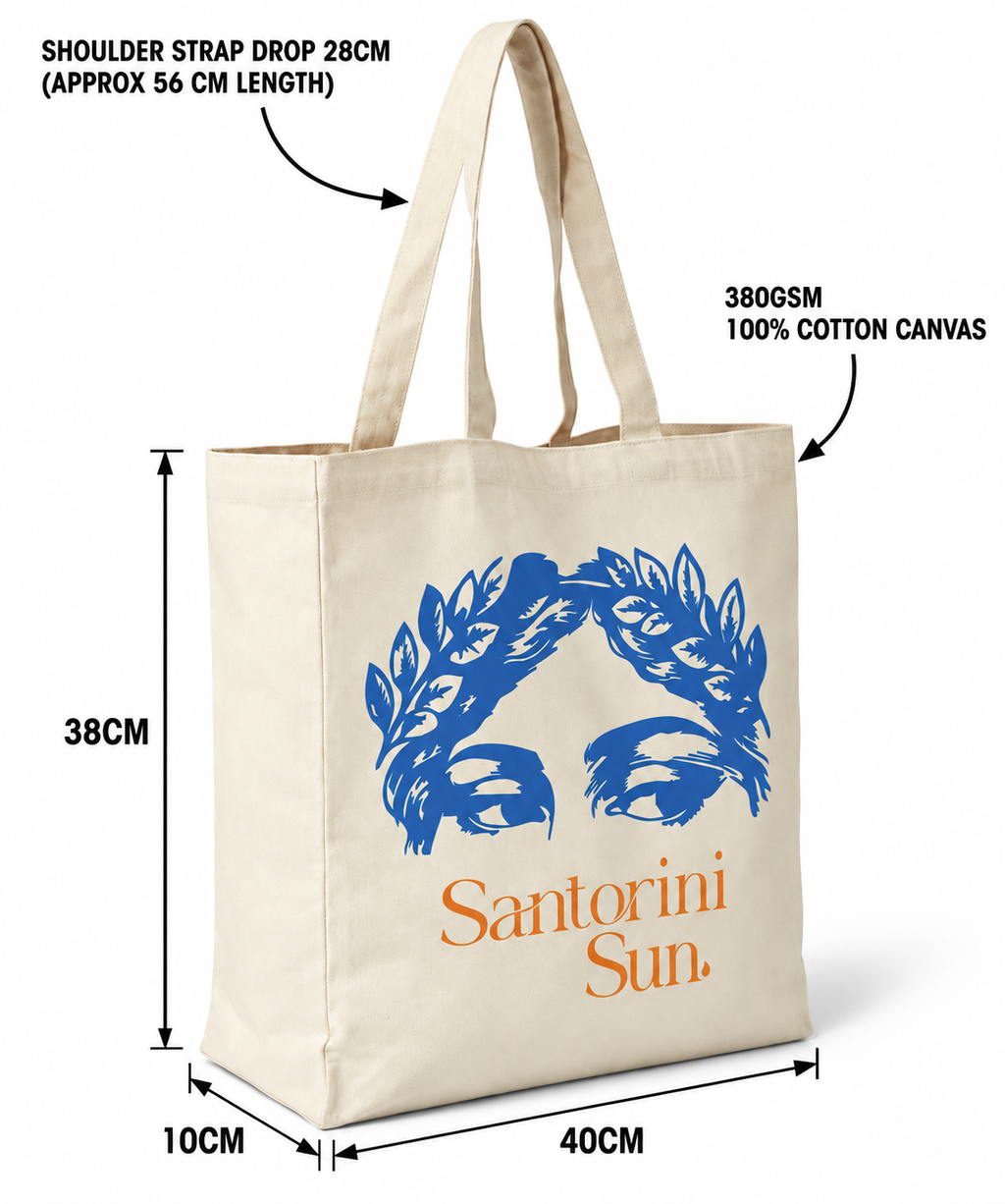Canvas tote Goddess eyes