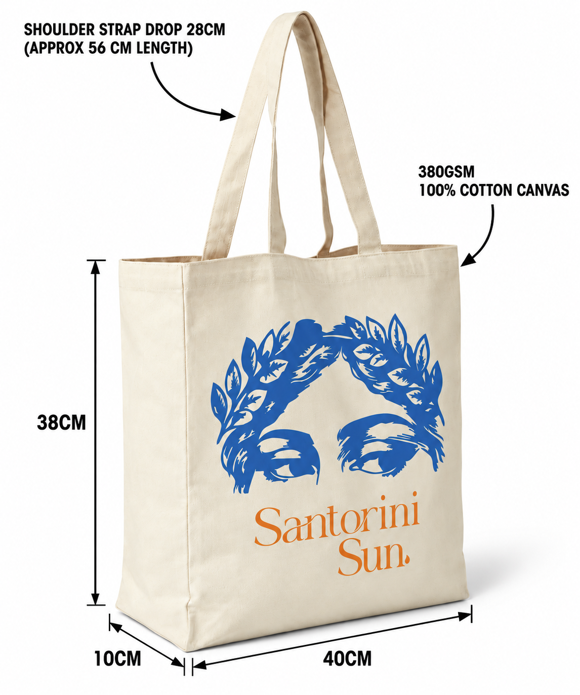 Canvas tote Goddess eyes