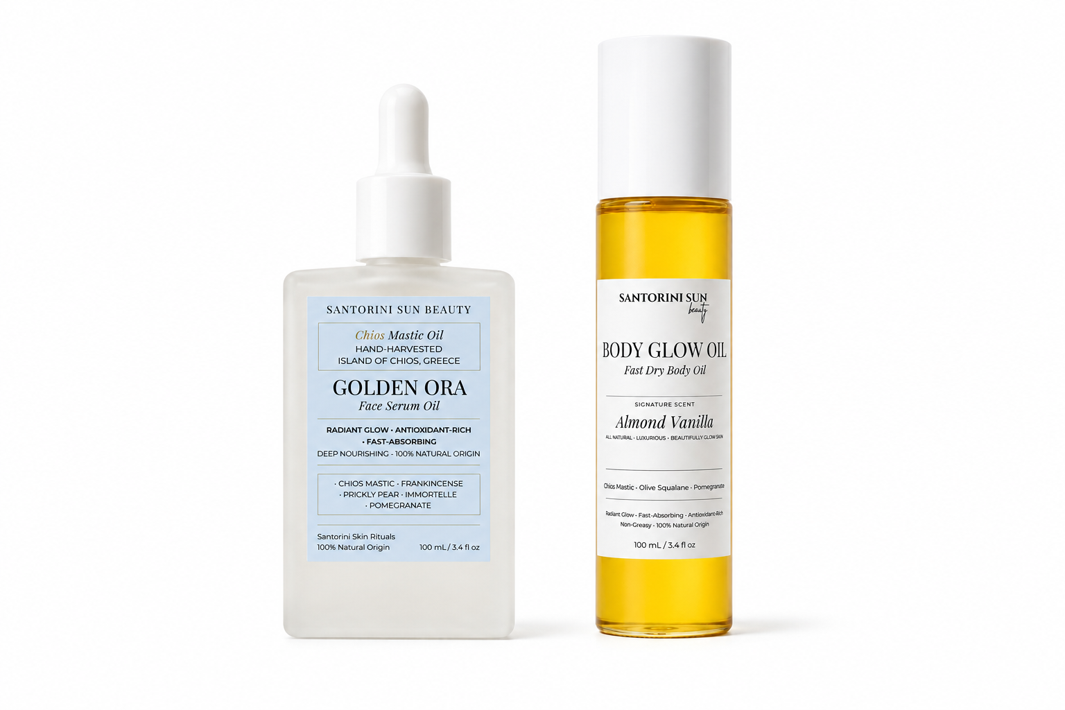 THE GLOW DUO — Golden Ora Face Serum + Body Glow Oil · Save $11 · Complete Glow Ritual