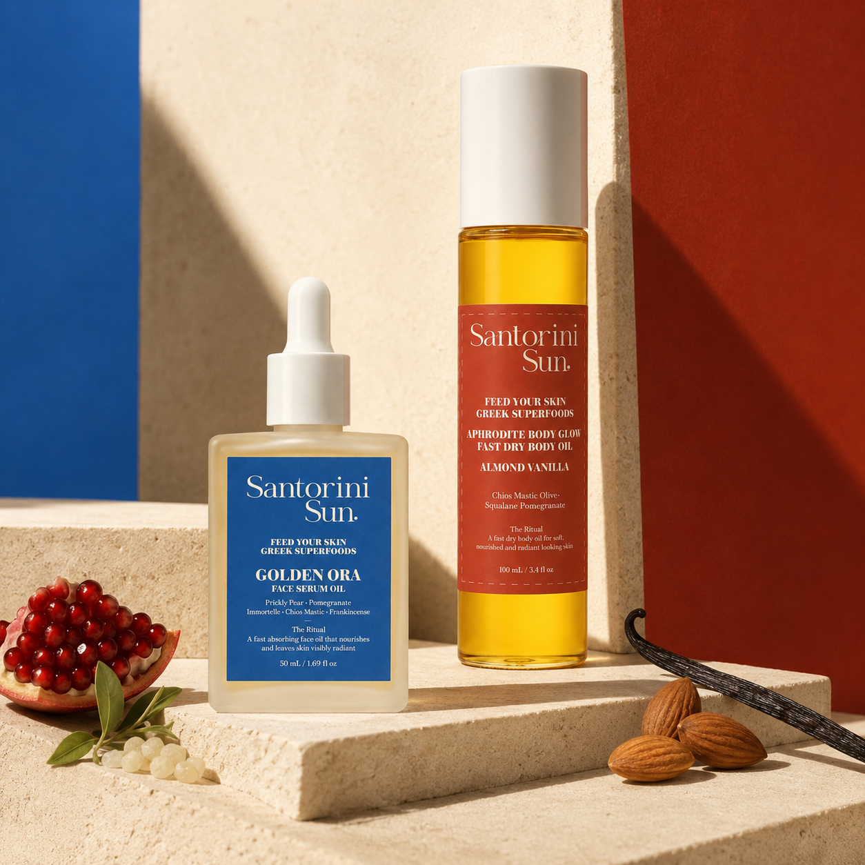 The Aphrodite Ritual — Golden Ora Face Serum + Aphrodite Fast-Dry Body Oil Bundle