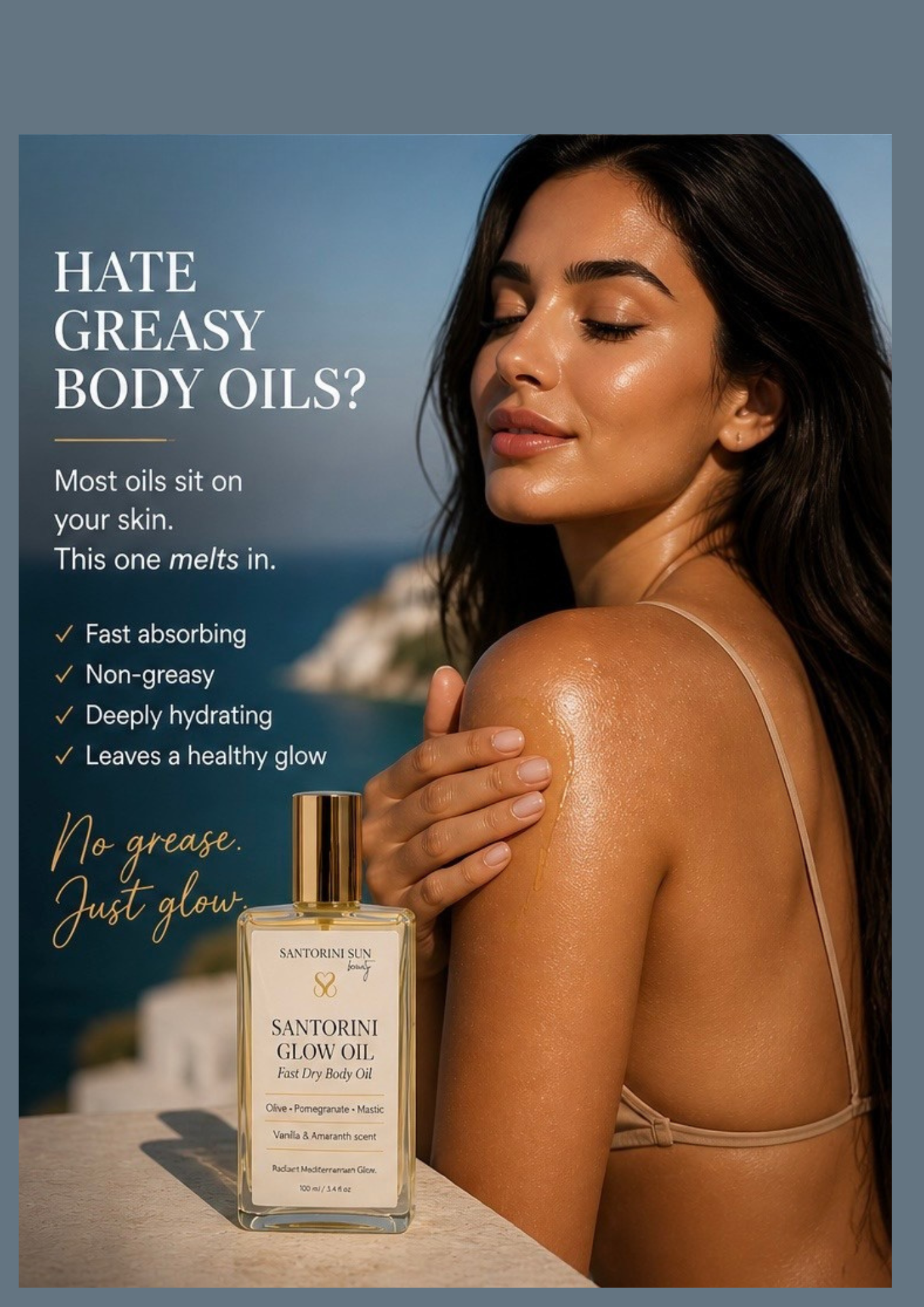 Body Glow. Fast Dry body oil