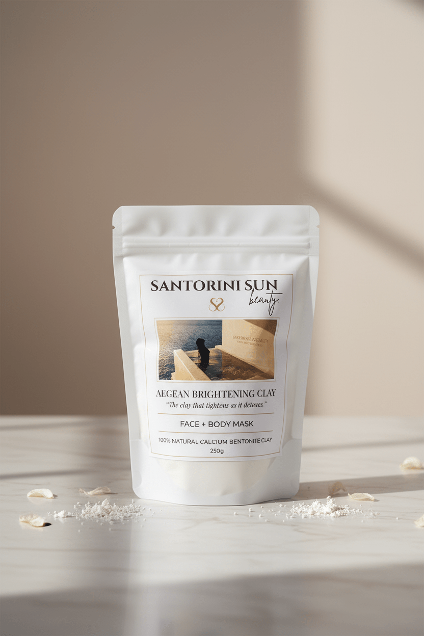 Aegean Brightening & Tightening clay - Santorini Sun