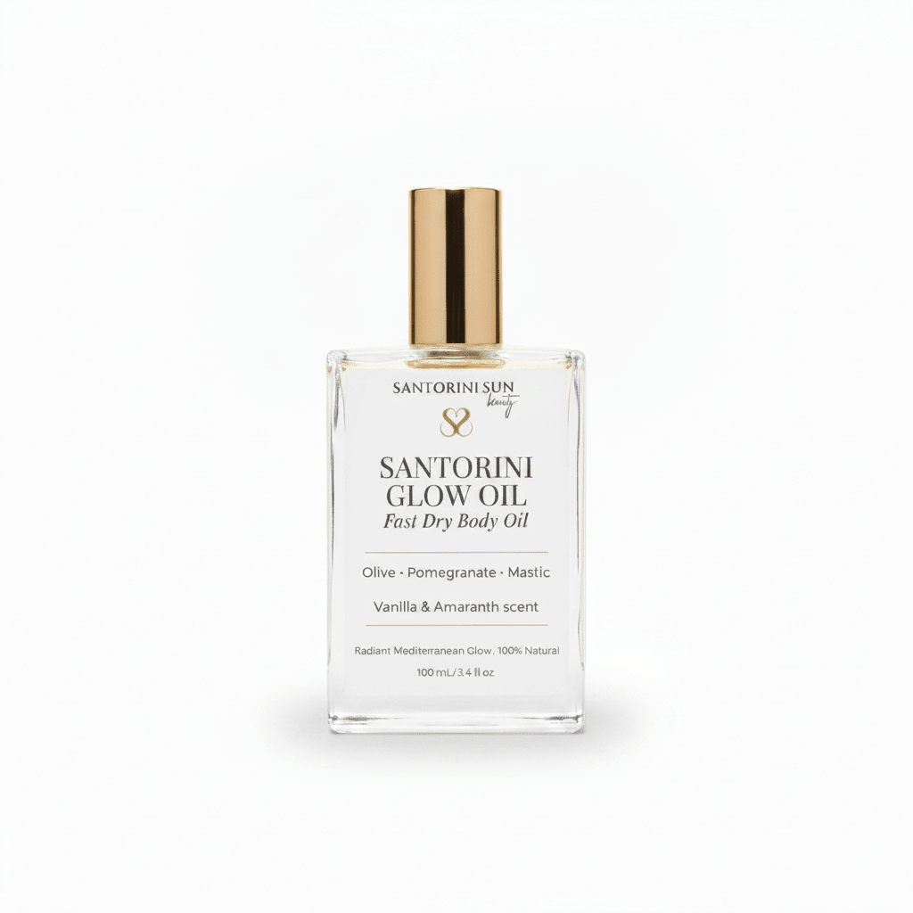 Body Glow. Fast Dry body oil - Santorini Sun