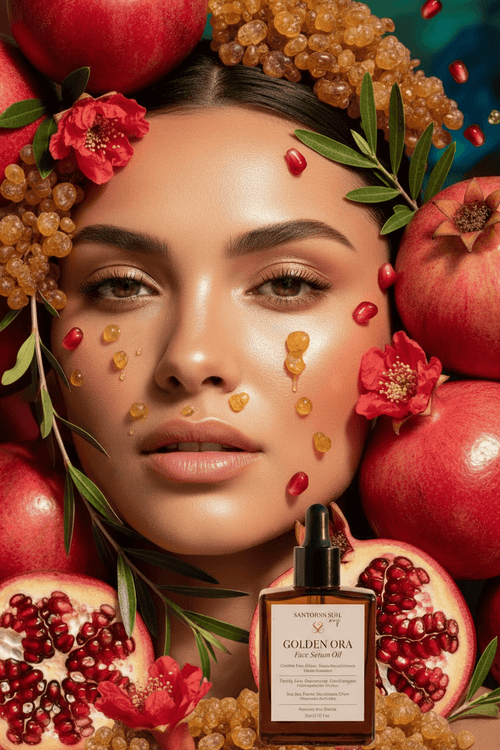 Golden Ora face serum oil. 50ml - Santorini Sun